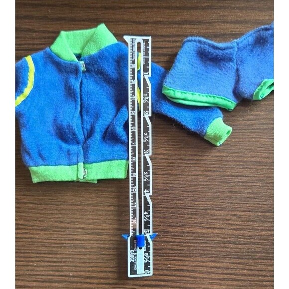 Vintage 1980s Barbie Ken? Clone Mod? Fashion Doll Clothes 4pc Lot Sweats Workout - Picture 16 of 16